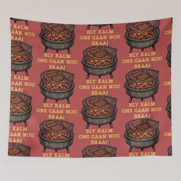 Item preview, Bly Kalm Ons Gaan Nou Braai South Africa BBQ designed and sold by d247.