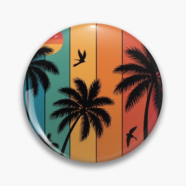 Item preview, Tropical Sunset with Palm Trees designed and sold by jkrphoto.