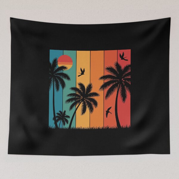 Item preview, Tropical Sunset with Palm Trees designed and sold by jkrphoto.