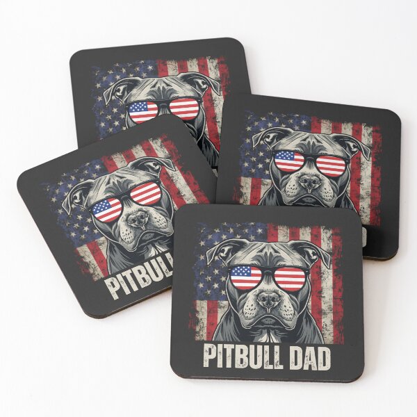 Item preview, Patriotic Pitbull Dad designed and sold by BKDIGITALSHOP.