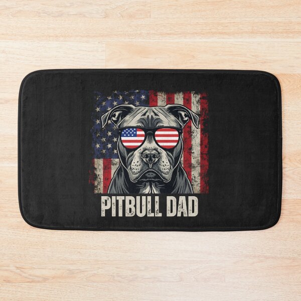 Item preview, Patriotic Pitbull Dad designed and sold by BKDIGITALSHOP.