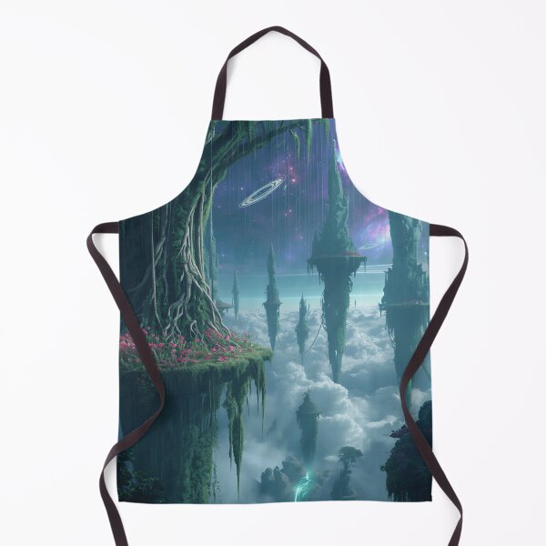 Item preview, Floating Vine Sky Jungle Fantasy Alien Landscape designed and sold by Luminous Wilds.