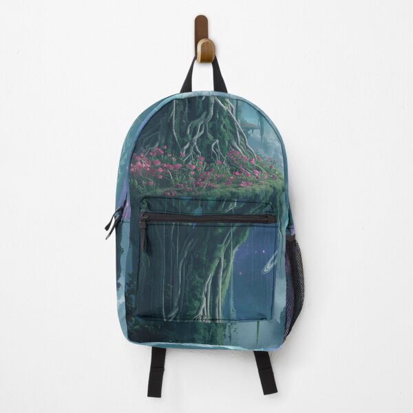 Item preview, Floating Vine Sky Jungle Fantasy Alien Landscape designed and sold by Luminous Wilds.