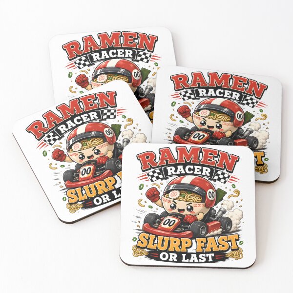 Item preview, Ramen Racer Kawaii Japanese Noodle Racing Cartoon Funny Food Lover T-Shirt designed and sold by Snackwear Apparel.