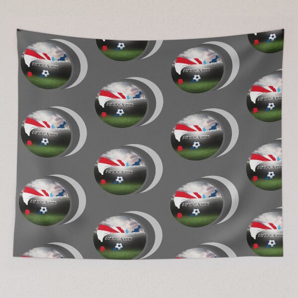 Item preview, America 2026 Soccer Tournament Stadium Map Design designed and sold by Tama-sirth.