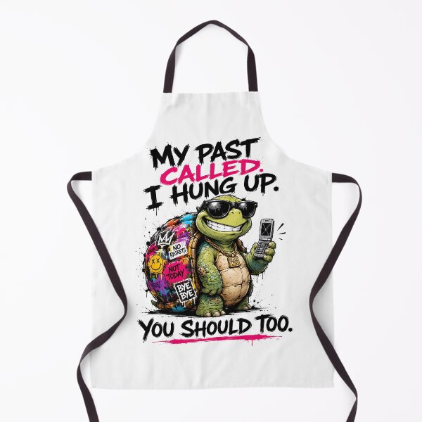Item preview, My Past Called I Hung Up — Funny Cool Turtle Sunglasses No Regrets Graphic Design designed and sold by AbderraimArt.
