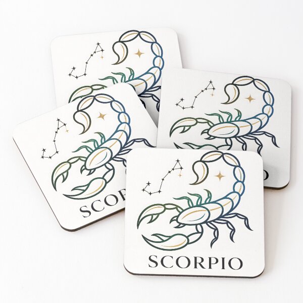 Item preview, Elegant Scorpio Zodiac Constellation Art designed and sold by Clavivs.