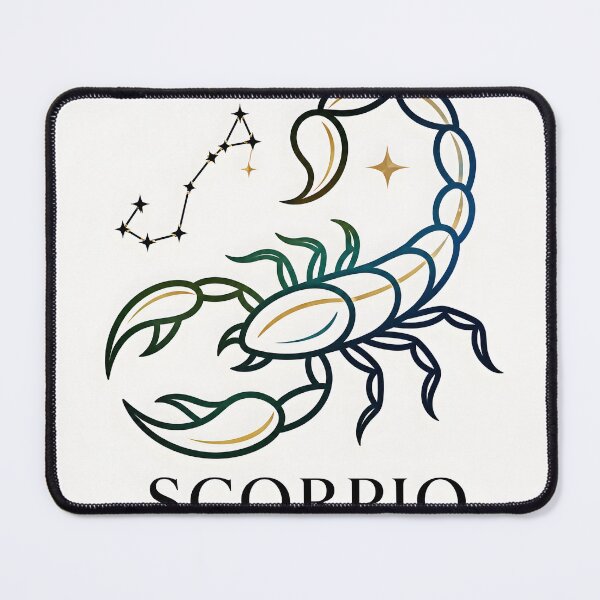 Item preview, Elegant Scorpio Zodiac Constellation Art designed and sold by Clavivs.