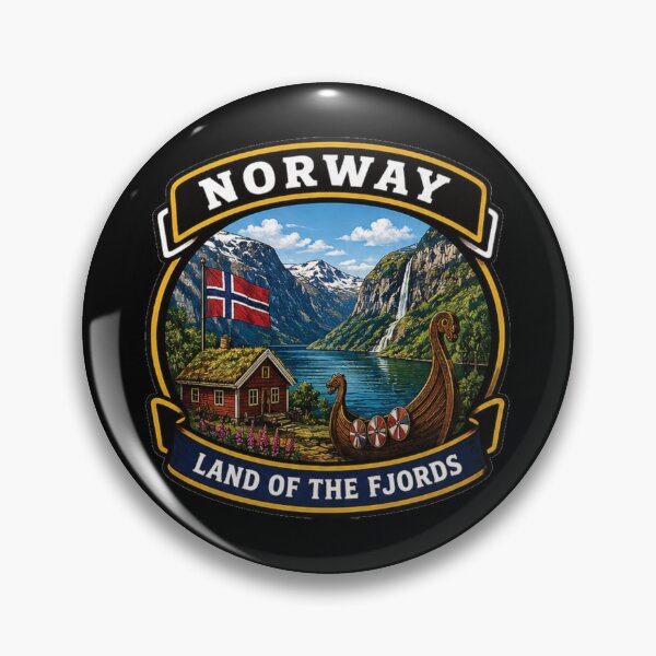 Item preview, Norway – Land of Fjords and Northern Lights designed and sold by GnuArt.