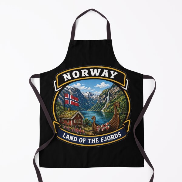 Item preview, Norway – Land of Fjords and Northern Lights designed and sold by GnuArt.