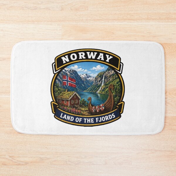 Item preview, Norway – Land of Fjords and Northern Lights designed and sold by GnuArt.