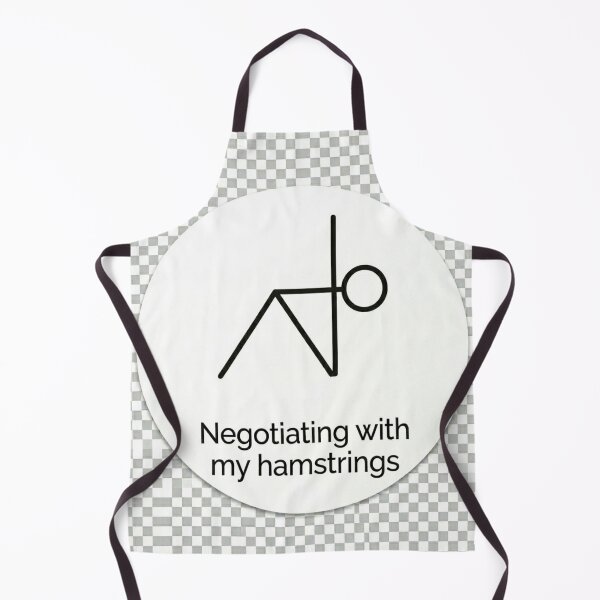 Item preview, Negotiating With My Hamstrings Funny Gym Yoga designed and sold by moTshiTshi.