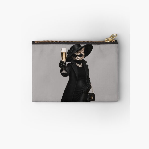 Item preview, Regina's Champagne Toast – Elegant Fashion Cat designed and sold by Caradestrella.