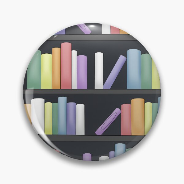 Item preview, Rainbow bookshelves pattern designed and sold by RavenAMarie .