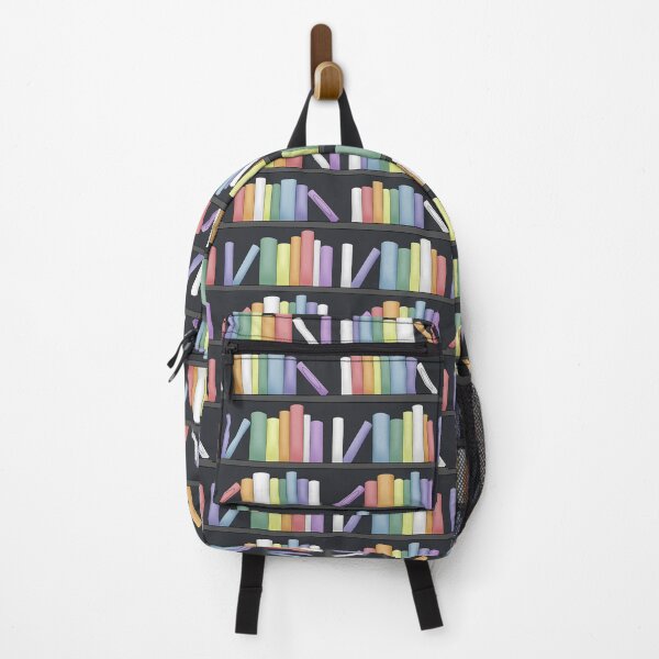 Item preview, Rainbow bookshelves pattern designed and sold by RavenAMarie .
