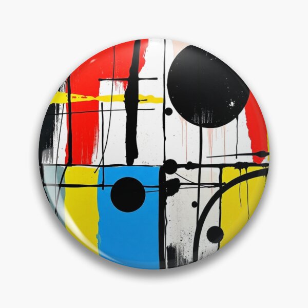 Item preview, kinetic geometry colorful geometric abstract design designed and sold by SmashingDeals.