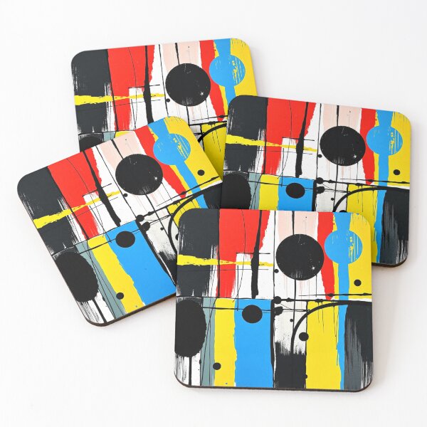 Item preview, kinetic geometry colorful geometric abstract design designed and sold by SmashingDeals.