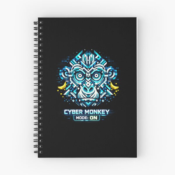 Item preview, CYBER MONKEY — Digital Blue Mode designed and sold by Cabrasco.