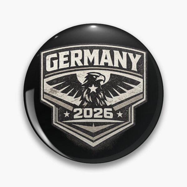 Item preview, Germany 2026 Vintage Eagle Badge T-Shirt designed and sold by ArthUpscale.