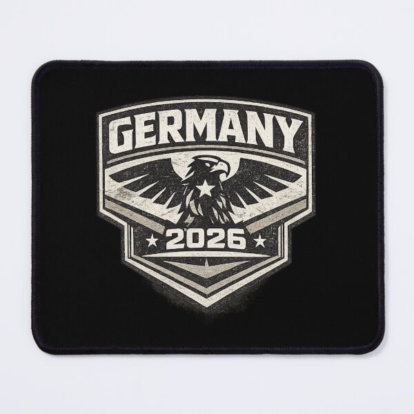 Item preview, Germany 2026 Vintage Eagle Badge T-Shirt designed and sold by ArthUpscale.