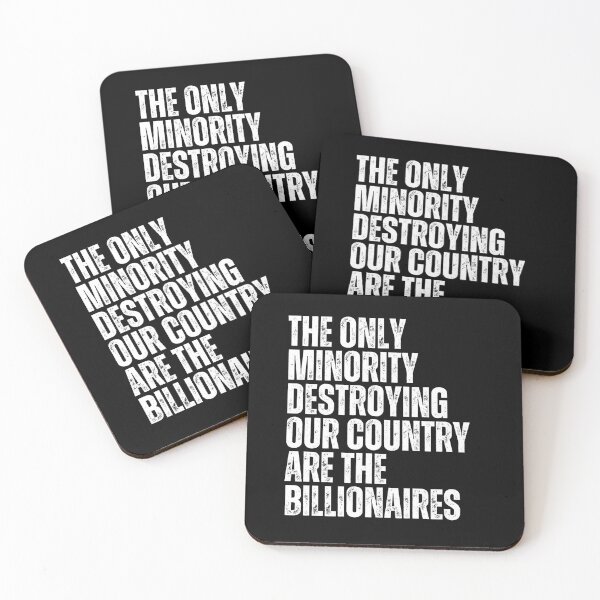 Item preview, The Only Minority Destroying Our Country Are The Billionaires Economic Justice Activist designed and sold by RetroMini2026.