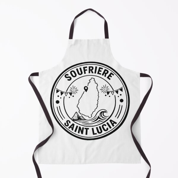 Item preview, Saint Lucia Soufriere Map Marker Minimal Symbol designed and sold by scicilysimonee.