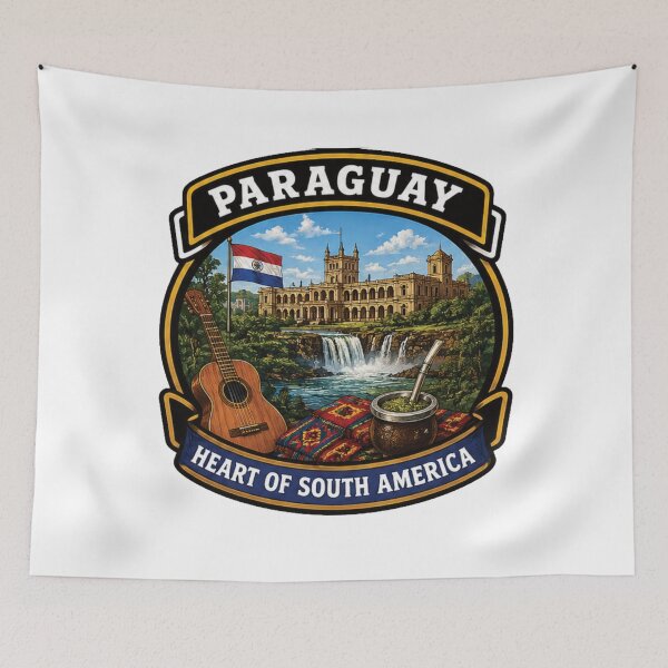 Item preview, Paraguay – Heart of South America designed and sold by GnuArt.