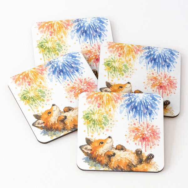 Item preview, Fireworks Fox Best Night of the Year designed and sold by PatiImagination.