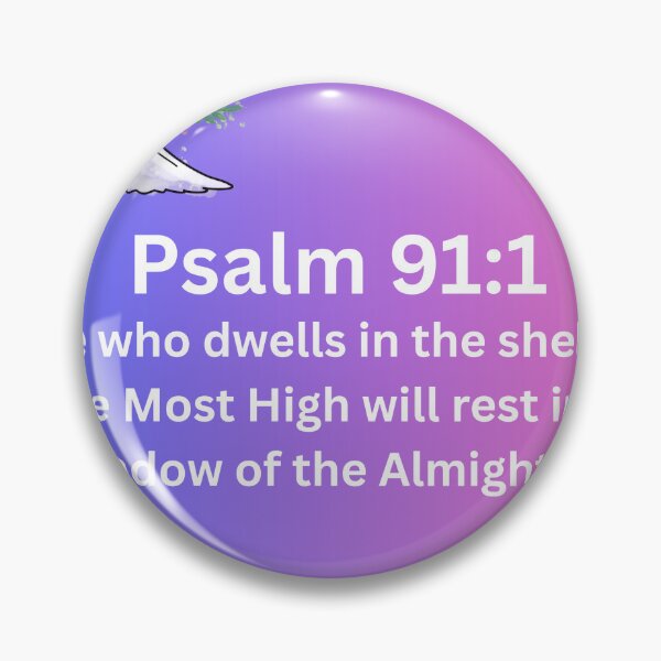 Item preview, Psalm 91:1 Scripture Wall Art Print designed and sold by KishaArt.