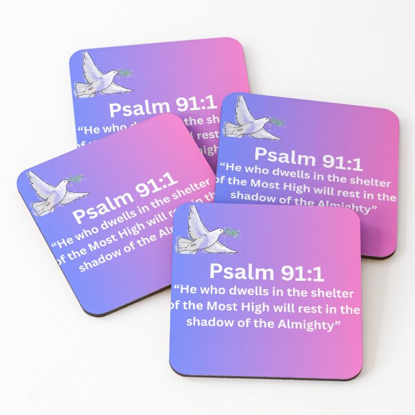 Item preview, Psalm 91:1 Scripture Wall Art Print designed and sold by KishaArt.
