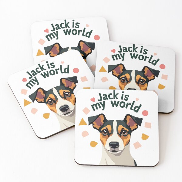 Item preview, Jack Russell Terrier with Jack is my world text designed and sold by Prints by Mat.