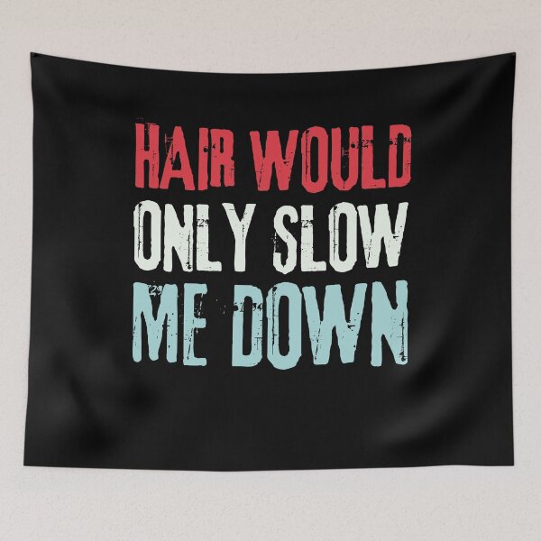 Item preview, Hair Would Only Slow Me Down Swimmer Athlete designed and sold by RetroMini2026.