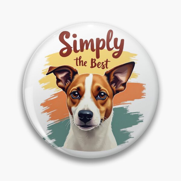 Item preview, Jack Russell Terrier with Simply the Best text designed and sold by Prints by Mat.
