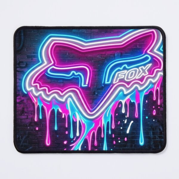 Item preview, Neon Fox Drip Art designed and sold by Linders Lucious Looks.