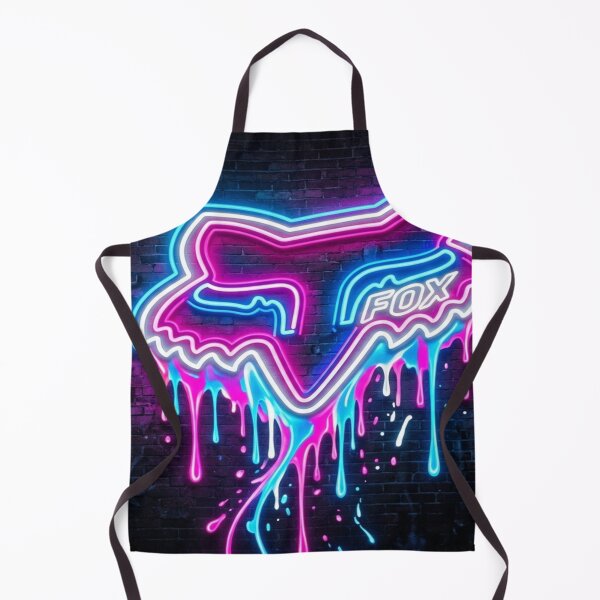 Item preview, Neon Fox Drip Art designed and sold by Linders Lucious Looks.