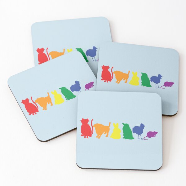Item preview, Colorful Animals Abstract Pride Rainbow designed and sold by ellenhenry.