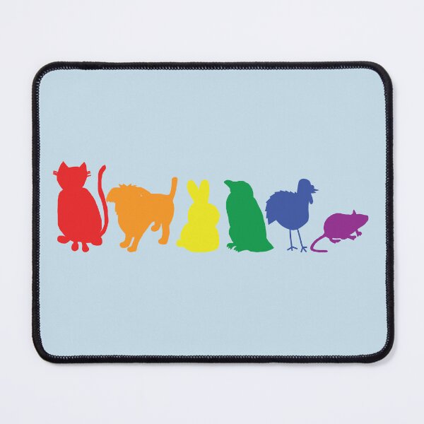 Item preview, Colorful Animals Abstract Pride Rainbow designed and sold by ellenhenry.