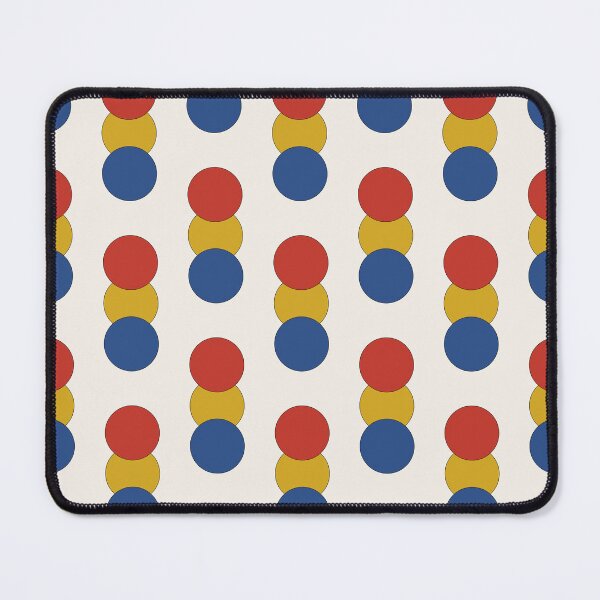 Item preview, Bauhaus Circle Pattern | Mid Century Modern Primary Color Geometric designed and sold by Dino-Lune.