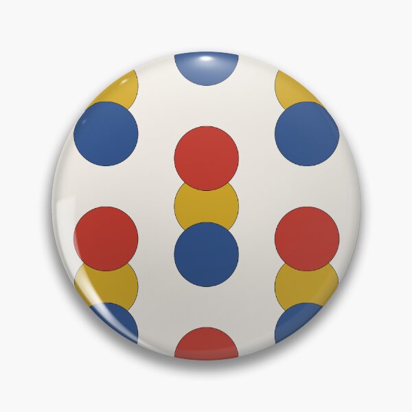 Item preview, Bauhaus Circle Pattern | Mid Century Modern Primary Color Geometric  designed and sold by Dino-Lune.