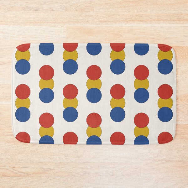 Item preview, Bauhaus Circle Pattern | Mid Century Modern Primary Color Geometric  designed and sold by Dino-Lune.