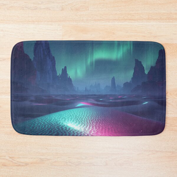 Item preview, Bioluminescent Sand Reef Alien Desert Fantasy Landscape designed and sold by Luminous Wilds.