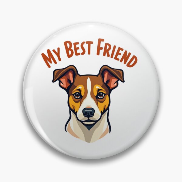 Item preview, Jack Russell Terrier with My Best Friend text designed and sold by Prints by Mat.