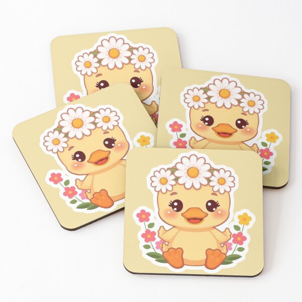 Artikelvorschau, Daisy Duckling Kawaii Sticker entworfen und verkauft von Stylestickers55.