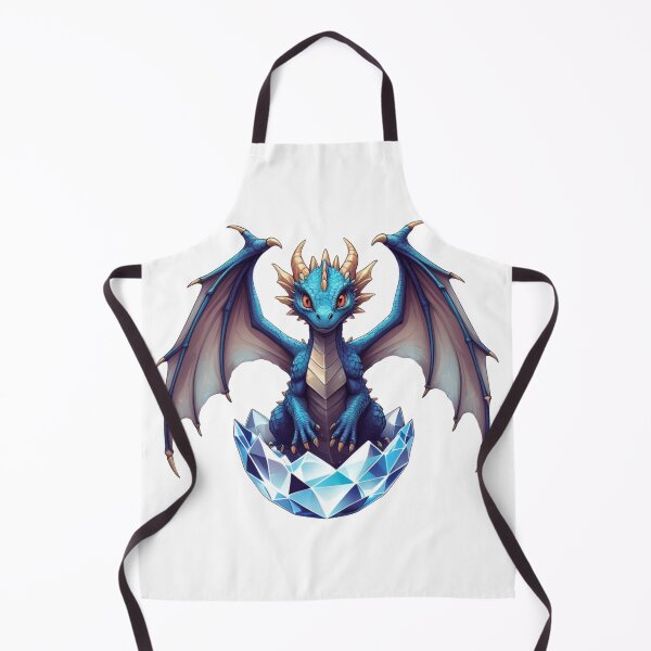 Item preview, Dragon hatchling emerging from crystal egg designed and sold by kidoramagic.
