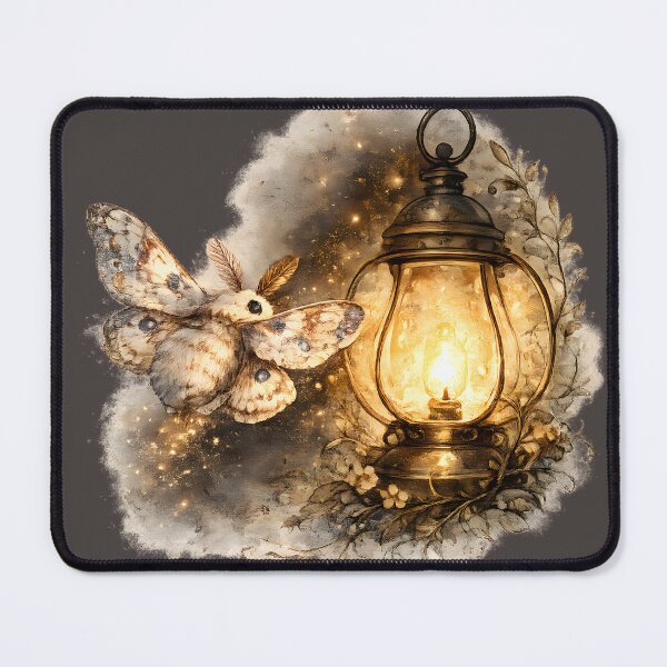 Item preview, Moth Friend Drawn to the Light designed and sold by PatiImagination.