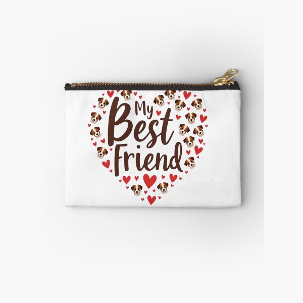 Item preview, Jack Russell Terrier heart with My Best Friend text designed and sold by Prints by Mat.