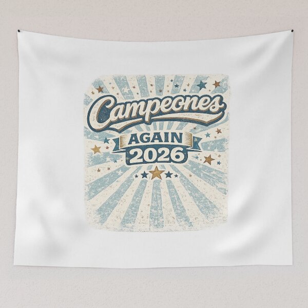 Item preview, Campeones Again 2026 Retro Vintage Football Champions Soccer Fan Design designed and sold by irfanshikh.