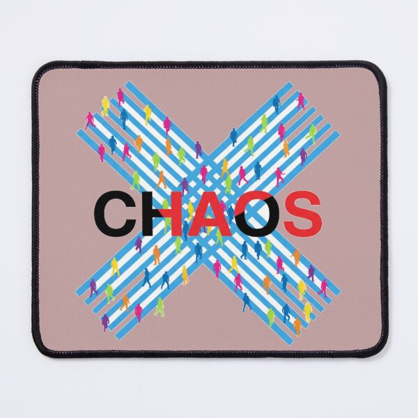 Item preview, Urban Chaos – Colorful People Crowd Crosswalk Conceptual Art designed and sold by puzzell.