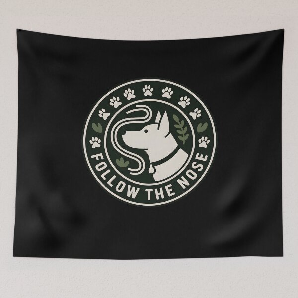 Item preview, Follow The Nose Sniff Walk Fun designed and sold by MooonTees.