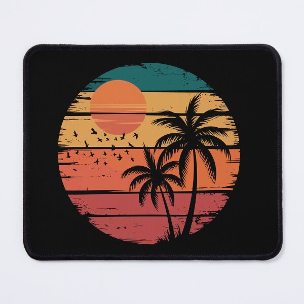 Item preview, Retro Sunset with Palm Trees designed and sold by jkrphoto.